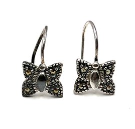 Vintage Sterling Silver Butterfly Earrings