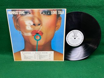 Manhattans. Love Talk On 1979 White Label Promo Columbia Records. Funk / Soul.