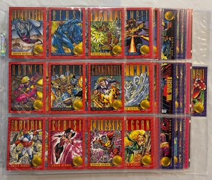 Complete 1993 Marvel X-men Card Set