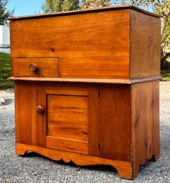 An Early 19th Century Pine Dry Sink