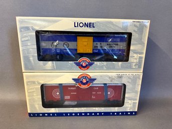 NIB Lionel Trains: Missouri Pacific Box Car & Exploding Box Car, 6-226763 & 6-36786