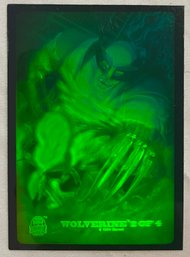 1994 Marvel Universe Wolverine Hologram Insert #2