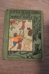 Vintage Little Black Sambo & The Monkey People Childrens Book