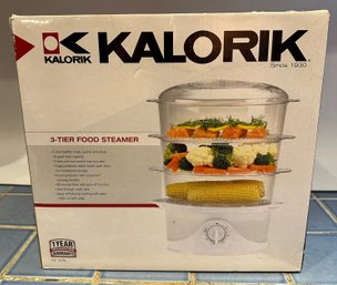 New In Box Kalorik 3 Tier Food Steamer