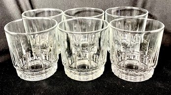 Vintage Lancer On The Rocks Glasses By Arcoroc - Set Of 6