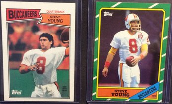1986 & 1987 Topps Steve Young Cards