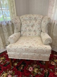 Vintage Floral Design Arm Chair