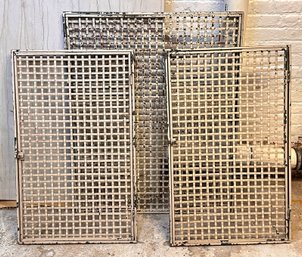 Antique Metal Latticework Heating Grates