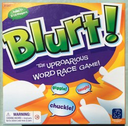 Blurt! Word Race Board Game Made By Educational Insights - New Old Stock