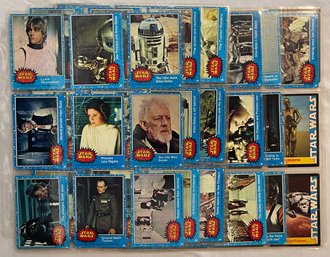 Complete 1977 Topps Star Wars First Series Set 1-66 W/ Luke Skywalker