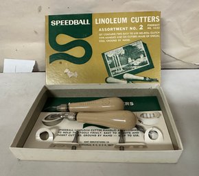 Speed Ball Linoleum Cutters Assortment No.2, Product No.4132.  TA-d2