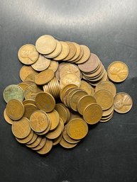 100 Wheat Pennies