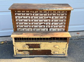 Antique Wood Chest Of Drawers