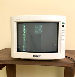 A Sony Trinitron Color TV