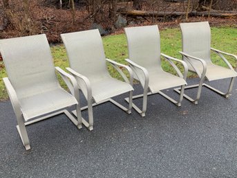 Set Of Four Patio Chairs