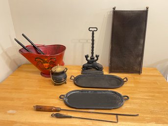 Lot Of Fireplace Accessories