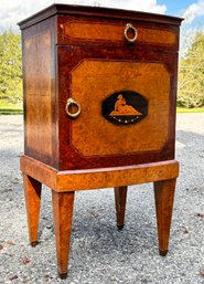 An Antique Marble Lined Humidor
