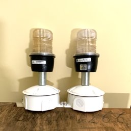 A Pair Of Electric LP3 Streamline Strobes