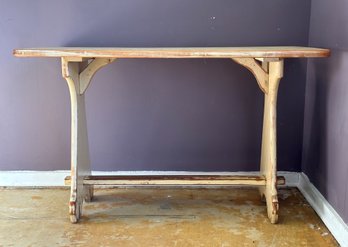 A Shabby Chic Trestle Table