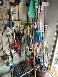 Garden Care Maintenance Lot Four: Wall & Planter Clear Out Of All Pictured Garden Tools, Power Supplies & More