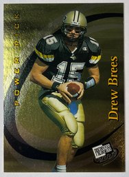 2001 Press Pass Power Pick Drew Brees Rookie Insert