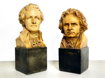 Mozart And Beethoven Busts