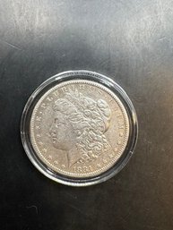 1881-O Morgan Silver Dollar