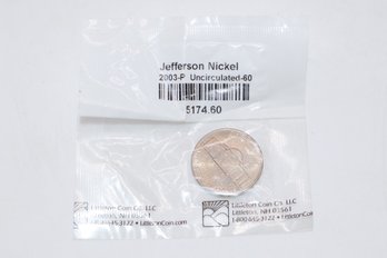 Jefferson Nickel 2003P Uncirculated