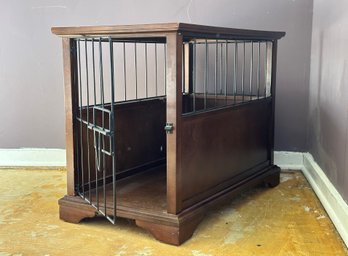 A Wooden Pet Crate/Side Table