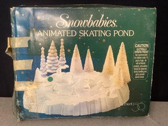 Snowbabies Animated Skating Pond
