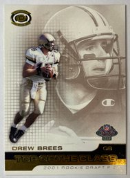 2001 Dynagon Top Of The Class Drew Brees Rookie Insert