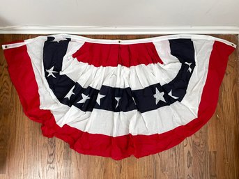 A Set Of 15 Classic Old Glory Americana Bunting Drapery Panels