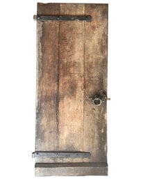 A Magnificent Antique Rough Hewn Oak Door