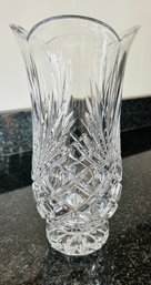 Crystal Vase 10' Height, 4.5 Diameter