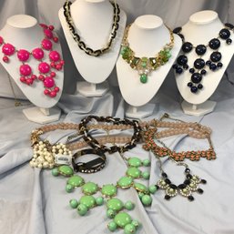 Huge Lot Of All Brand New J CREW Jewelry - Over $400 Retail - Enamel - Faux Tortoise - Pearl - All Seasons