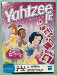 Yahtzee Jr. Disney Princess Edition Character Dice Game - New Old Stock Return