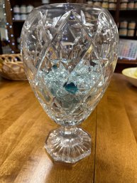 Crystal Pedestal Vase