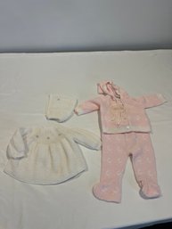 Vintage Baby Girl Sweater Sets