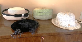 Group Of Vintage Hats