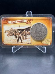 1882 Morgan Silver Dollar Pony Express