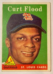 1958 Topps #464 Curt Flood Rookie