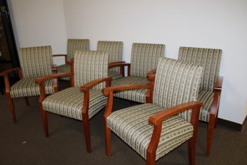 Set Of Eight Casual Office Chairs - Lot 2