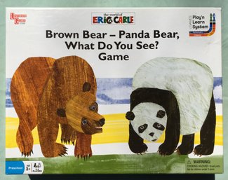 Brown Bear Panda Bear What Do You See Board Game - New Old Stock