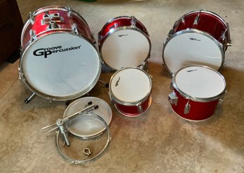 Really Nice 5 Pc Drum Set ~ Groove Percussion ~