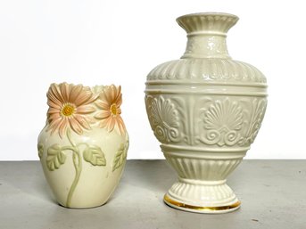 Two Ceramic Vases By Lenox