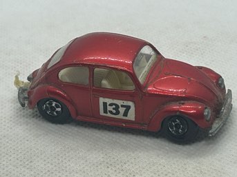 Vintage 1968 LESNEY MATCHBOX Red VOLKSWAGEN 1500 SALOON BUG/BEETLE