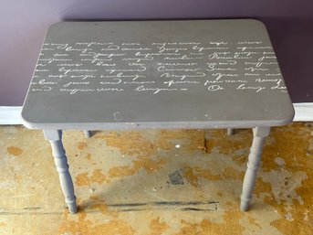 A Great Little Chalk-Painted Farm Table