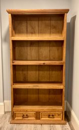Large Wooden Plank Style  Bookcase