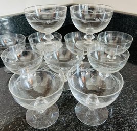 Set Of 11 Dessert Glasses