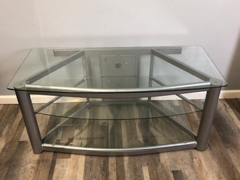 Glass Top TV Stand